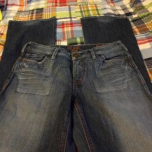 Silver jeans from Buckle