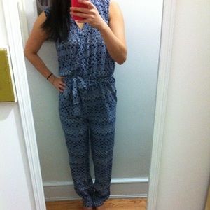 Diane von furstenberg size 2 jumpsuit 100% silk