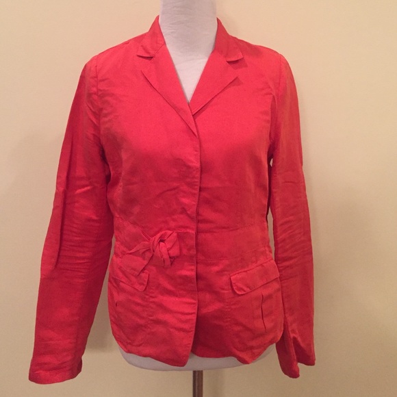 J. Crew Orange Blazer Jacket