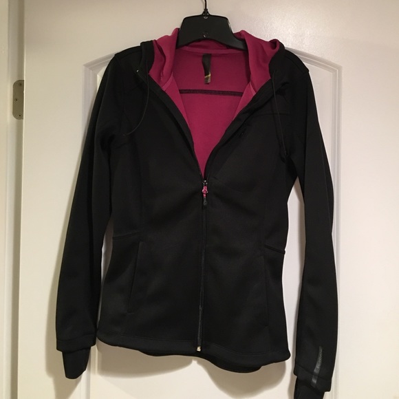 Black zip up jacket