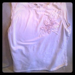 Sleeveless tank with sequins