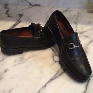Men's Gucci leather loafers