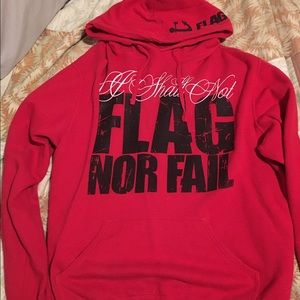 FLag Nor Fail men's hoodie