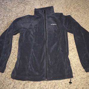 Black fleece Columbia jacket