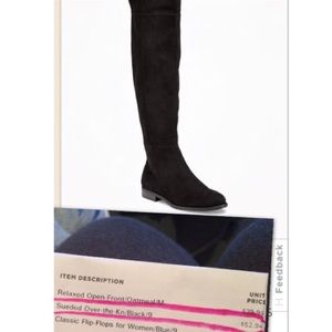 Worn Once!!! Black Boots