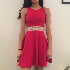 Red Aqua Dress