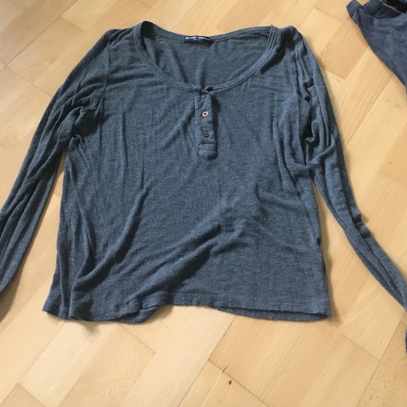 Brandy Melville Gray Long Sleeve