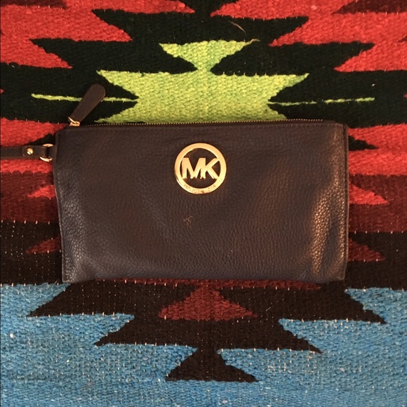 Michael Kor's Blue Wristlet