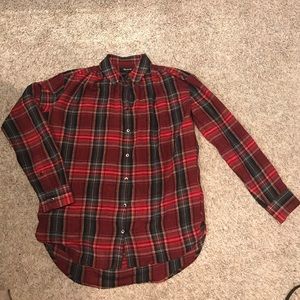 Madewell Plaid Button Up Shirt