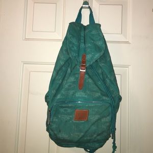 PINK teal back pack