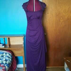 Purple Dillards Bridesmaid/ formal / prom gown