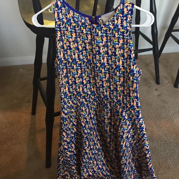 Multi-color sleeveless dress