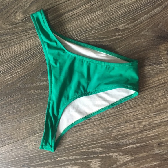 Green bikini bottoms