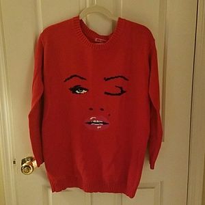 Betsey Johnson Marilyn Wink Sweater