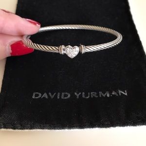 Authentic David Yurman Heart Bracelet