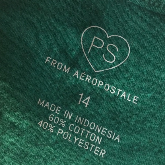 ONLY 2 LEFT! NWT PS Aeropostale Long Sleeve Shirt - Picture 4 of 5