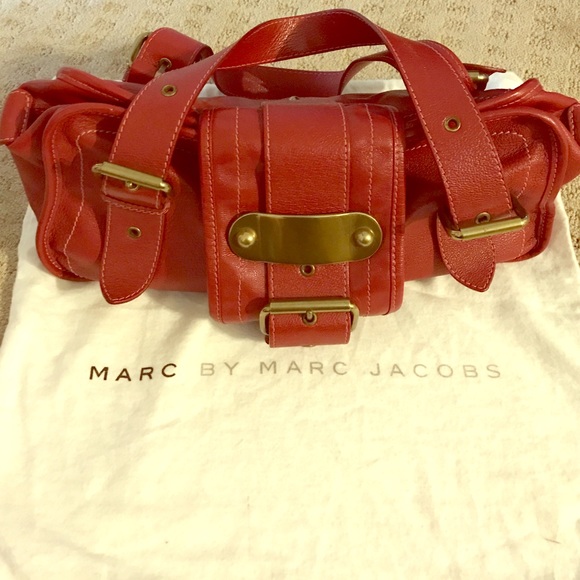 Marc Jacobs Red leather satchel