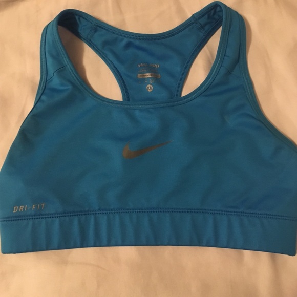 Blue Nike sports bra - Picture 1 of 1