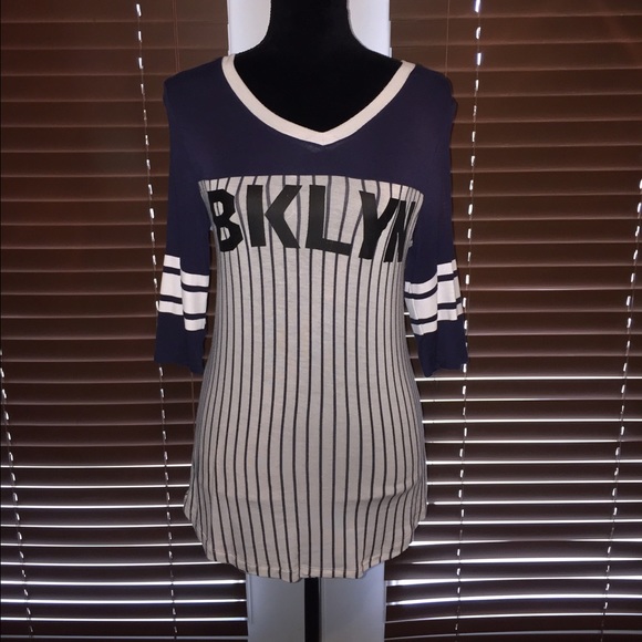 Striped Baseball Tee