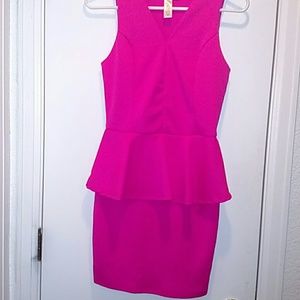 Juniors teen peplum dress