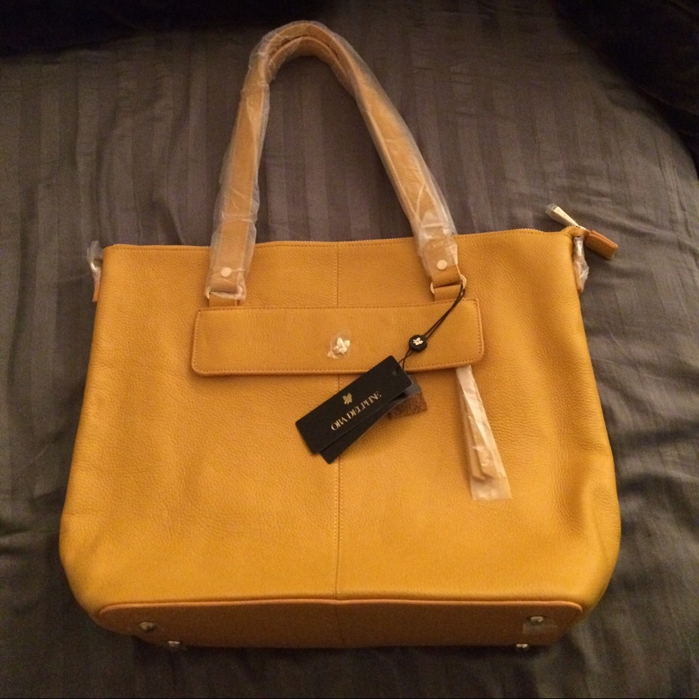 Ora Delphine mustard tote 🌼 PERFECT FOR SPRING🌼