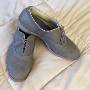 Classic Gray Suede Shoes