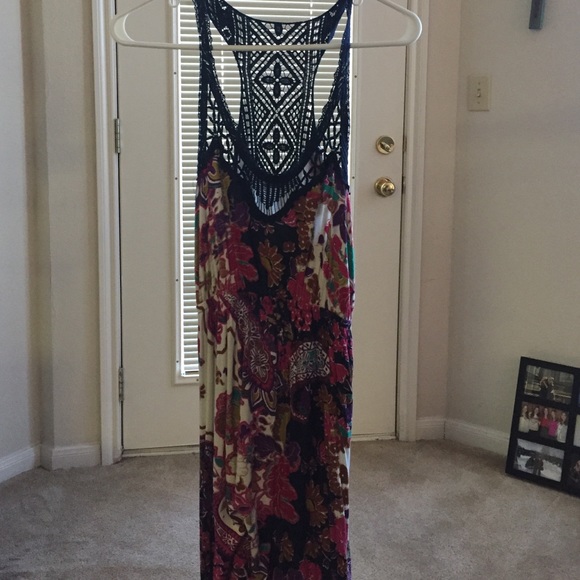 Lush crochet summer dress