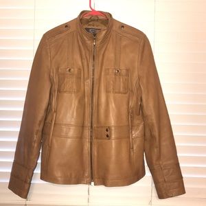 XL Kenneth Cole Reaction 100% leather jacket