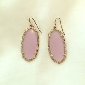 Kendra Scott mini Danielle earrings; light purple