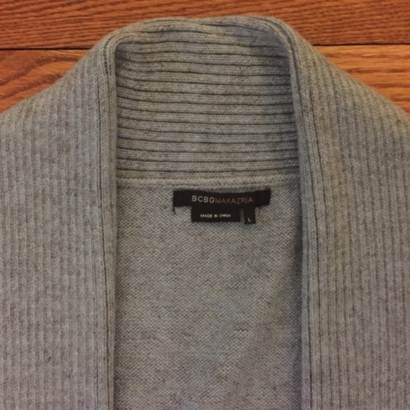 BCBG Light Blue & Gray Sweater - Picture 2 of 2