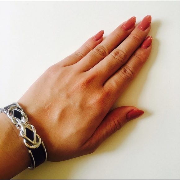 BCBGMAXAZRIA Baroque-Style Cuff in Black - Picture 2 of 2