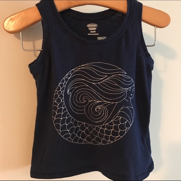 Old navy mermaid tank size 2t