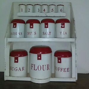 Antique canister set