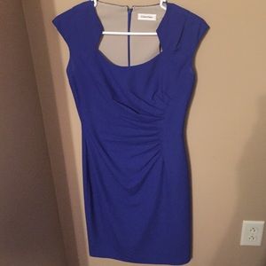 Royal blue dress