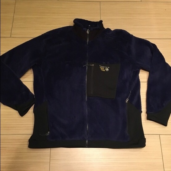 Mountain Hardwear monkey man fleece navy size XXL