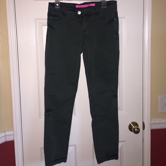 Denim green jeans