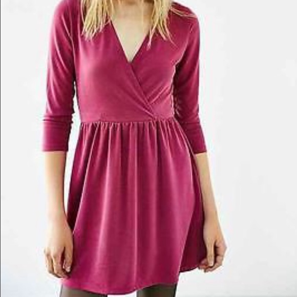 Kimchi Blue Mauve 3/4 sleeve dress