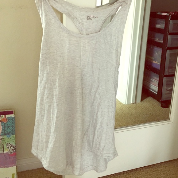 Zella gray workout tank.