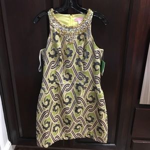 Lily Pulitzer new with tags vintage brocade dress