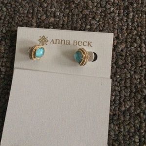 Authentic Anna Beck Turquoise earrings