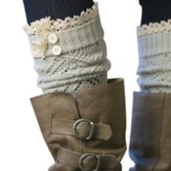 NWT Grey Boot Socks