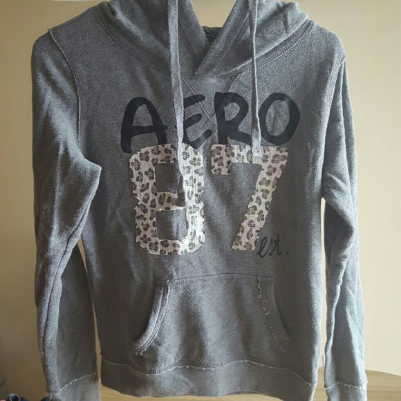 Gray Aeropostle hoodie