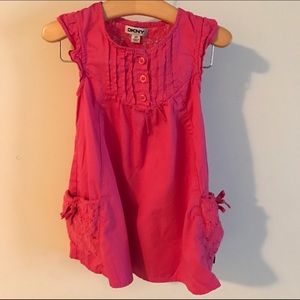 DKNY pink dress size 2t