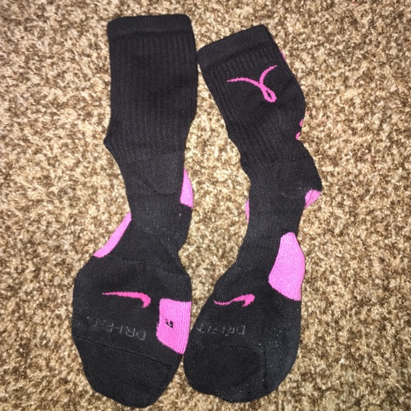 Black & Pink Nike Elites