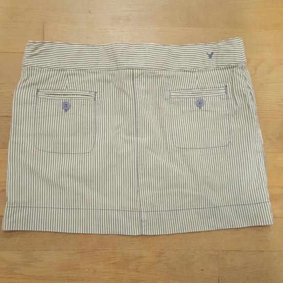American Eagle Striped  Mini Skirt - Picture 4 of 7