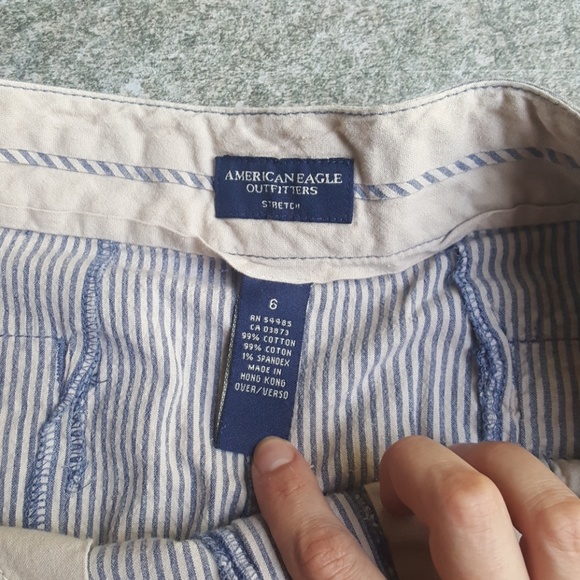 American Eagle Striped  Mini Skirt - Picture 5 of 7
