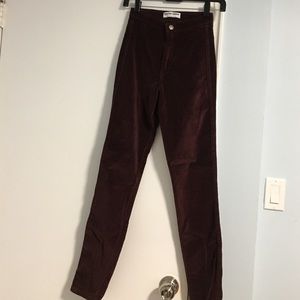 American Apparel Velvet Easy Jeans