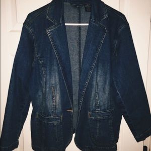 VINTAGE OVERSIZED DENIM BLAZER
