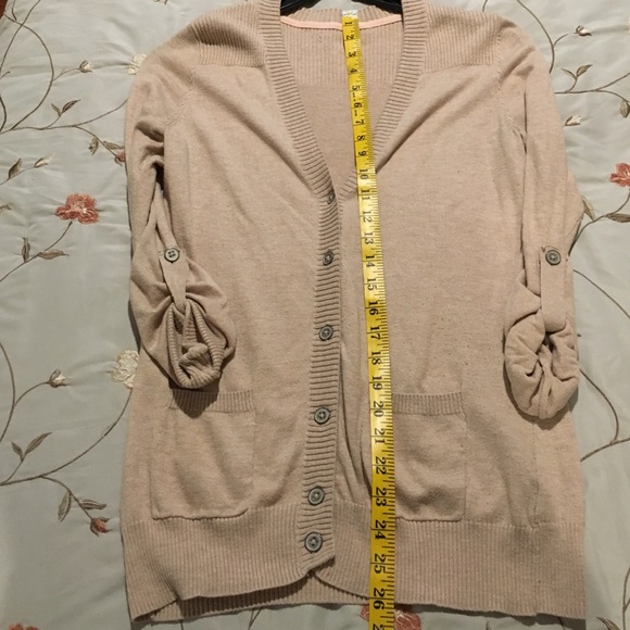 Sweaters - Cream color button down cardigan
