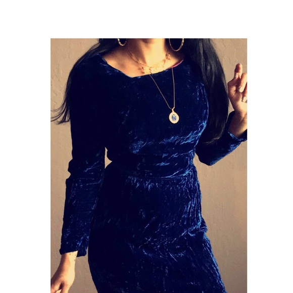ON HOLD Vintage velvet dress size xs